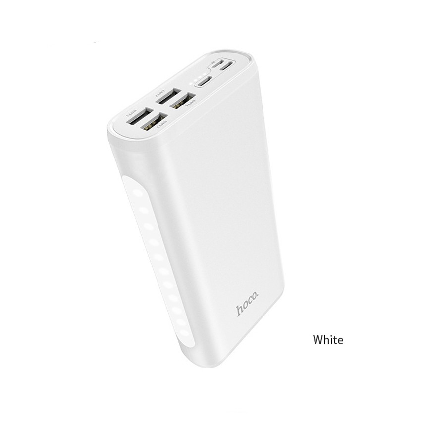 Pin dự phòng Hoco J60 4 cổng USB 2.0A, 30000mah, có đèn led, tương thích nhiều thiết bị