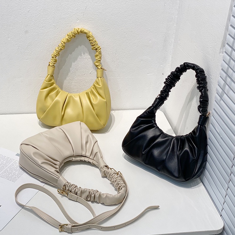 Túi Đeo Vai Màu Trơn Cỡ Lớn Tiện Dụng Thời Trang Cho Nữ