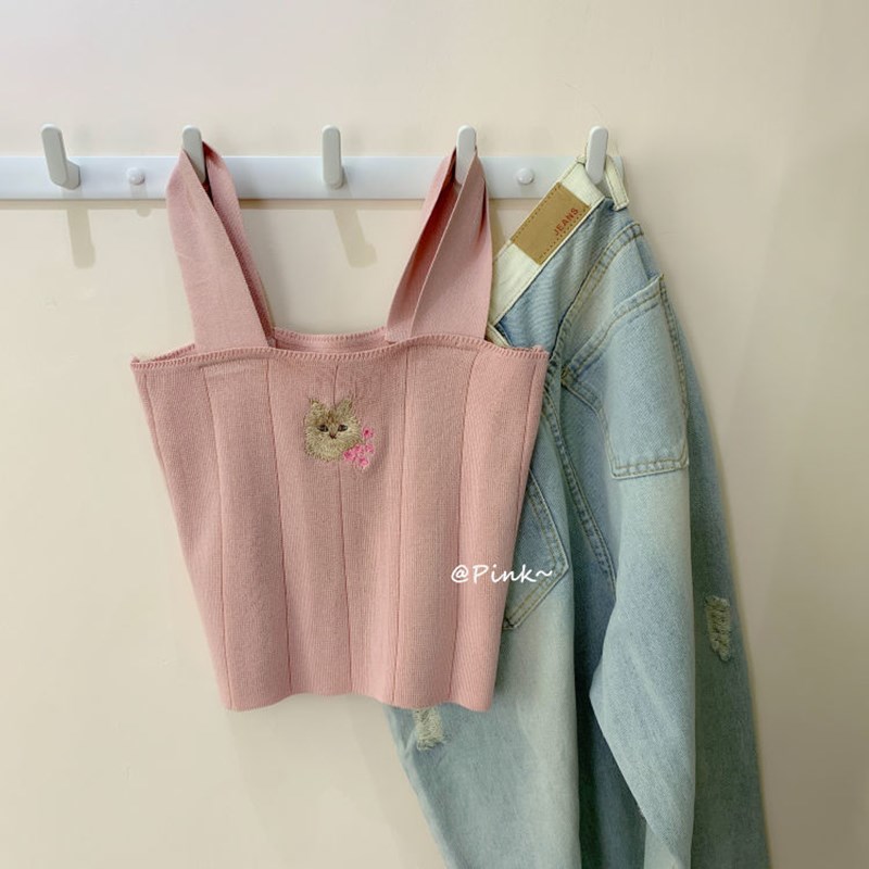 Áo Thun Dệt Kim Thiết Kế Đơn Giản Thời Trang 6 Màu Lựa Chọn