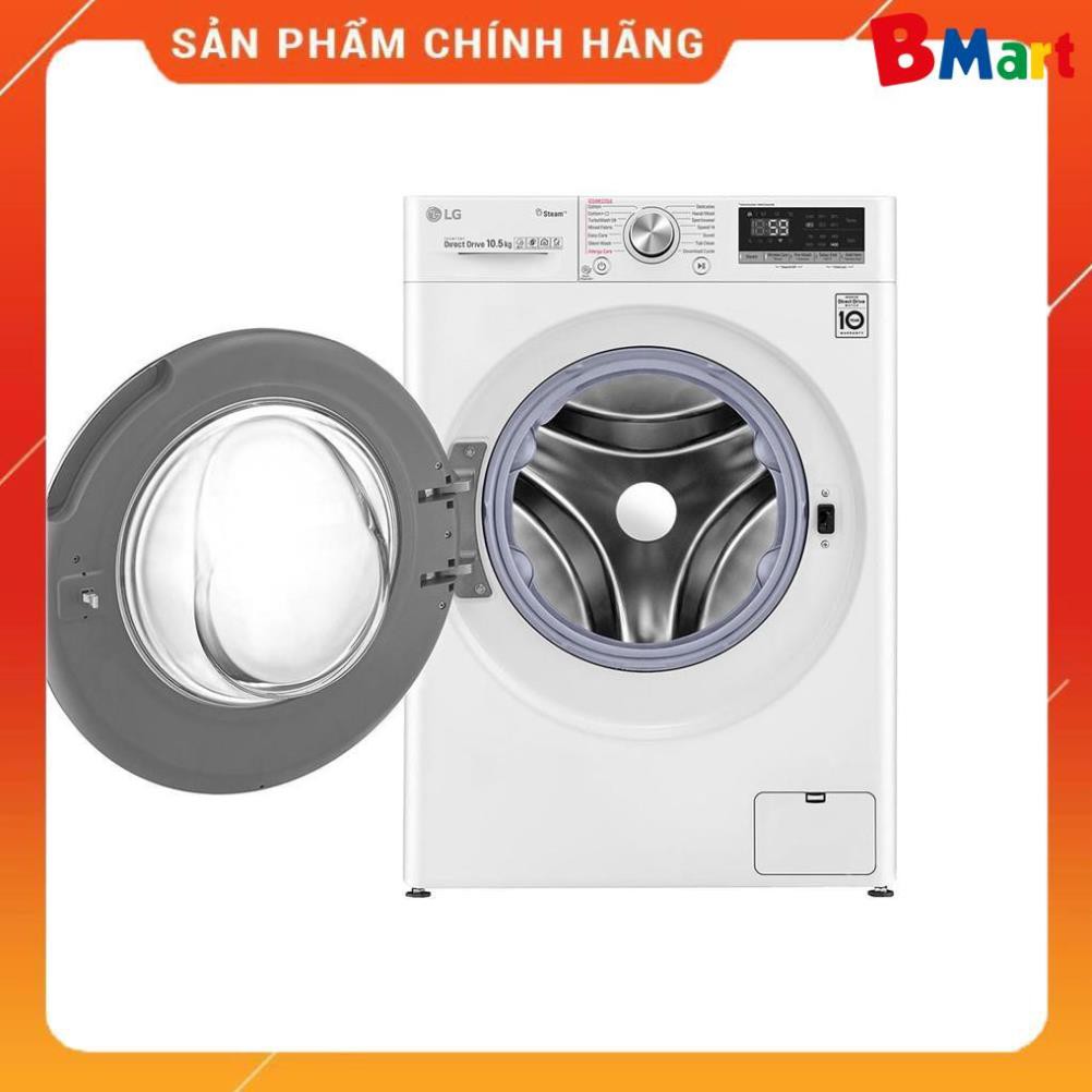 [ FREE SHIP KHU VỰC HÀ NỘI ] Máy giặt LG cửa ngang 10.5 kg FV1450S3W  - BM