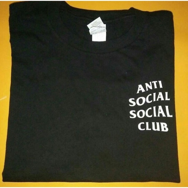 Áo Thun Nam Tay Ngắn In Chữ Anti Social Social Club