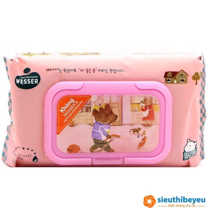 khăn ướt wesser 80 tờ
