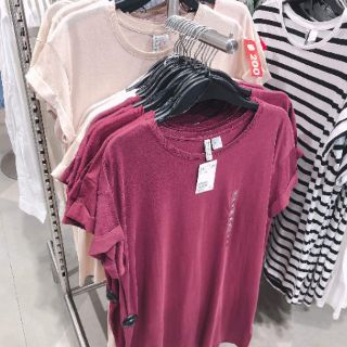 Váy basic kẻ HM Thái lan