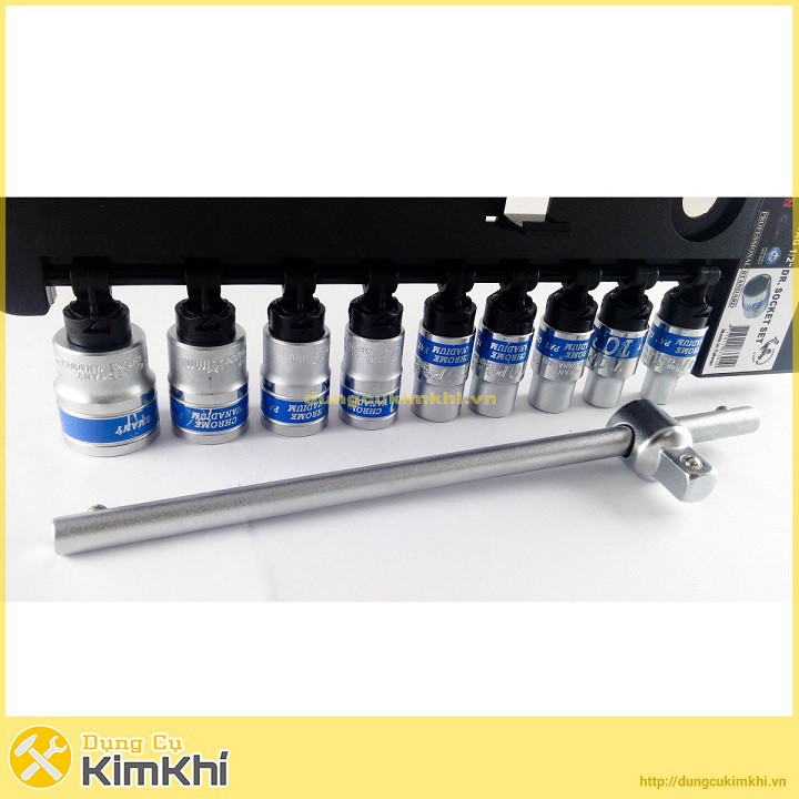 Bộ tuýp 10 chi tiết 1/2inch cần truợt TOP TBS-12246