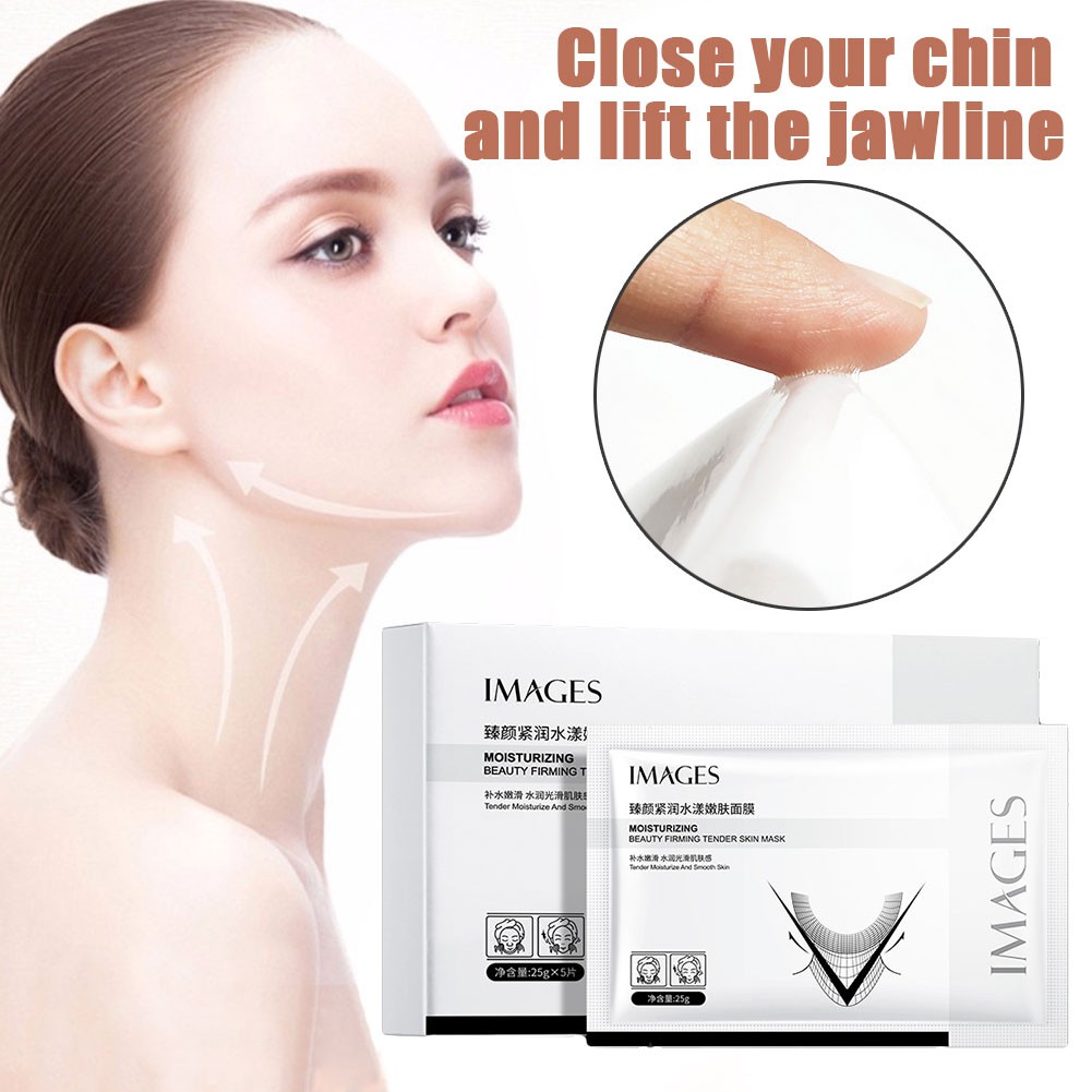 Mặt nạ đeo cằm dưỡng ẩm trẻ hóa làn da cho gương mặt thon gọn Vline