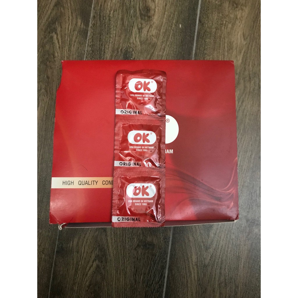 ❤️❤️Hộp Bao Cao Su Ok 144 cái - Hàng Việt Nam Chất Lượng Cao