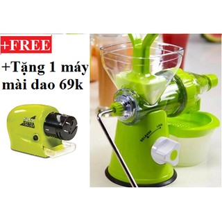 Máy xay ép trái cây bằng tay Manual Juicer tặng 1 máy mài dao