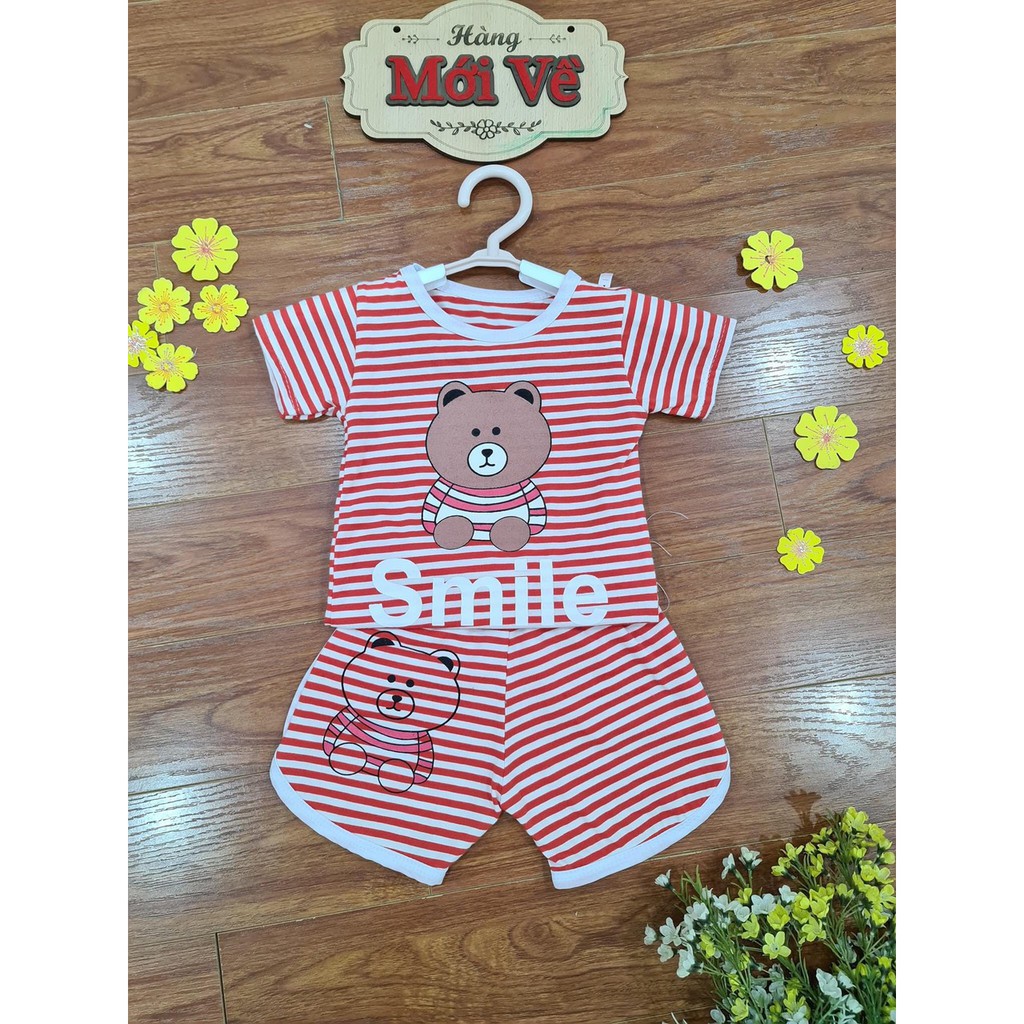 Bộ quần áo trẻ em bộ Coca hot trend  cotton lạnh dày dặn size 5-20kg