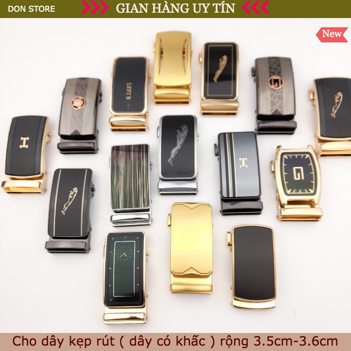Mặt Khóa Dây Lưng Kẹp Rút Cho Dây Có Khấc Cho Dây 3.4cm-3.5cm Hàng Loại 1 Mẫu Mới 2020