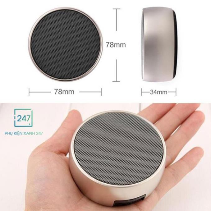 Loa Bluetooth Mini BS02 ⚡️Đ𝐈̉𝐍𝐇 𝐍𝐇𝐀̂́𝐓⚡️ Bass Hay, Thiết kế sang trọng, Nhỏ gọn, Tiện lợi, Hỗ trợ Thẻ Nhớ