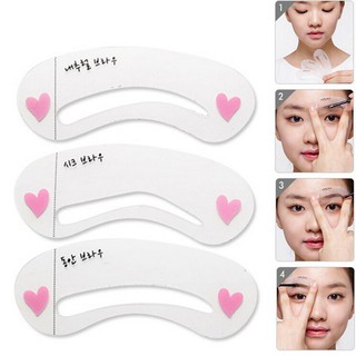Khuôn kẻ chân mày nhựa nhập khẩu, túi 3 chiếc