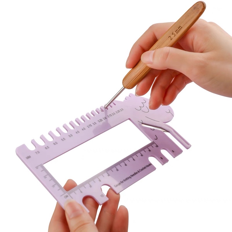 Thước cừu đo size kèm lưỡi cắt