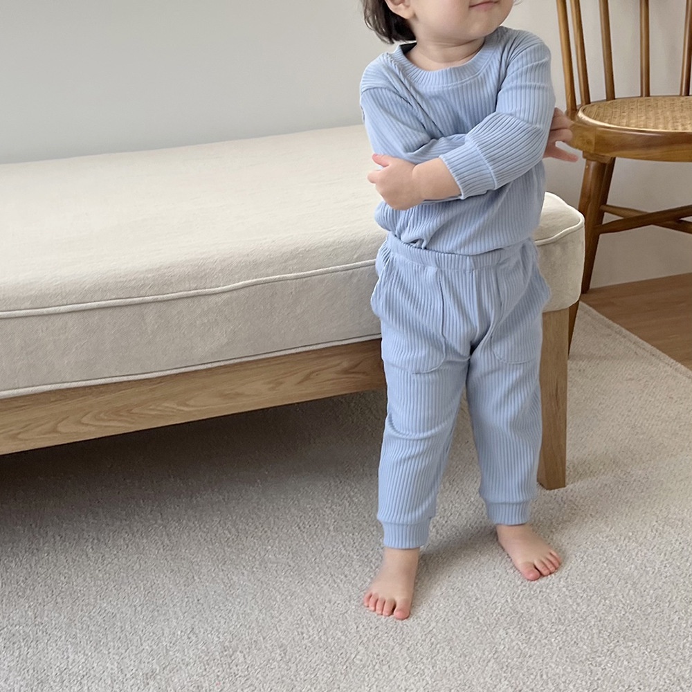 [PEEKABOO] Bộ Đồ Thun Gân Quần Túi Cho Bé Trai Bé Gái  Peekaboo