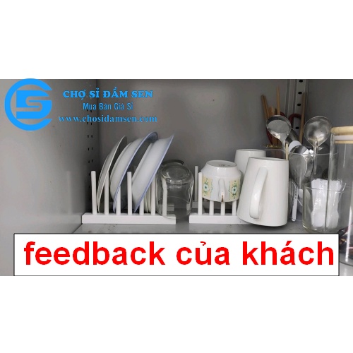 Kệ Úp Đĩa, Nắp Vung Bằng Nhựa Cao Cấp Nhỏ Gọn Chắc Chắn G367-KeUpDia