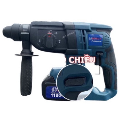 Máy Khoan Bê Tông Dùng Pin BOSCH 199V 3 Chức Năng Khoan Đục Khoan Bê Tông Hàng Cao Cấp