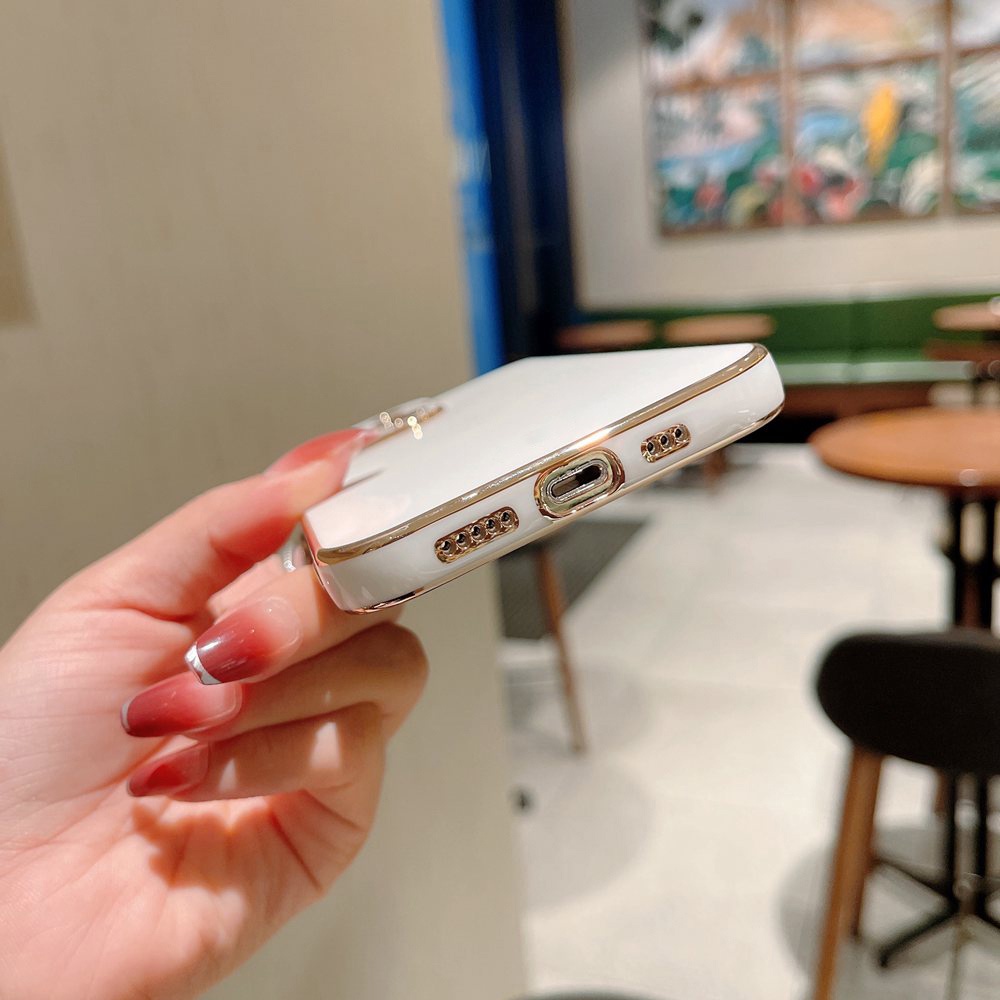 Ốp Điện Thoại Viền Vuông Mềm Họa Tiết Cô Gái Hoạt Hình Cho Samsung Galaxy S21 Plus S21 Ultra S21 FE S22 Plus S22 Ultra 5G