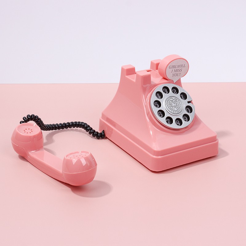Điện thoại màu hồng cute - Phụ kiện trang trí - Gippy Decor