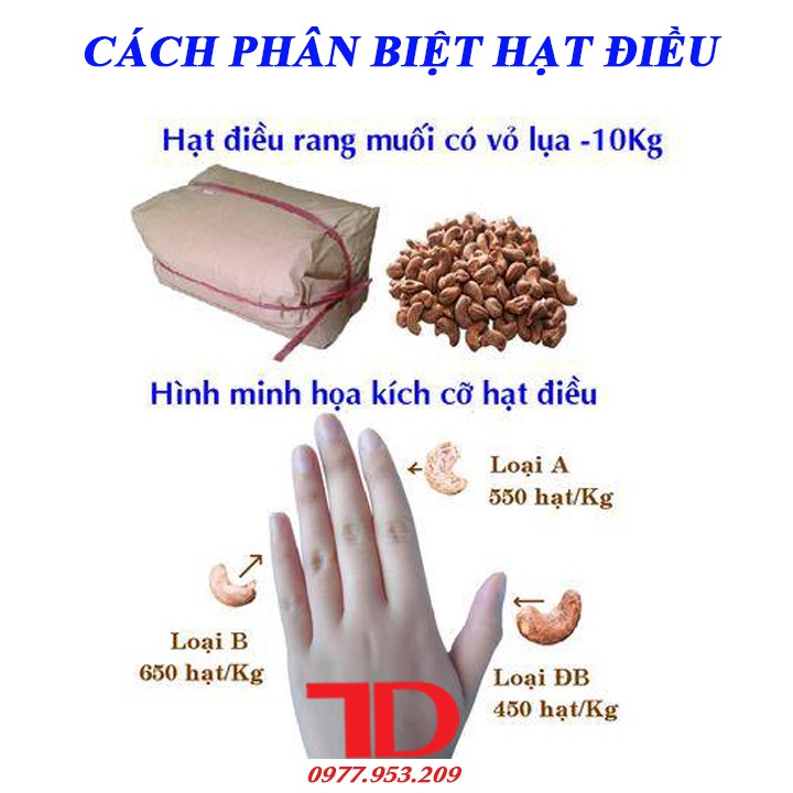 Combo 2 hũ 500g Hạt Điều Rang Muối Loại 1 - Loại A | BigBuy360 - bigbuy360.vn