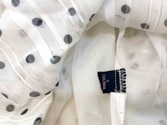 Váy midi vintage chấm bi 3 tầng hàng chuẩn Auth