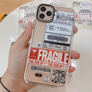 Ốp lưng iPhone chống shock hình Fragile