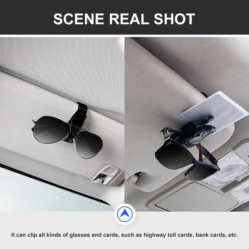Kẹp Giữ Mắt Kính / Thẻ Trên Xe Hơi Tiện Dụng