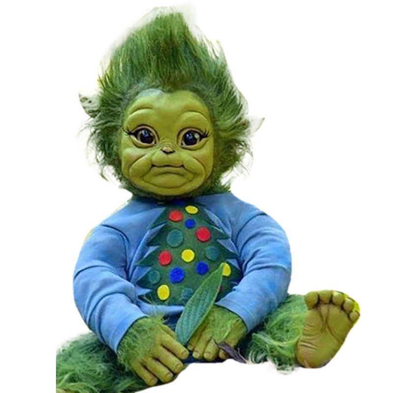 Da Giả Màu Xanh Lá Cây 8in Dùng Trang Trí Búp Bê