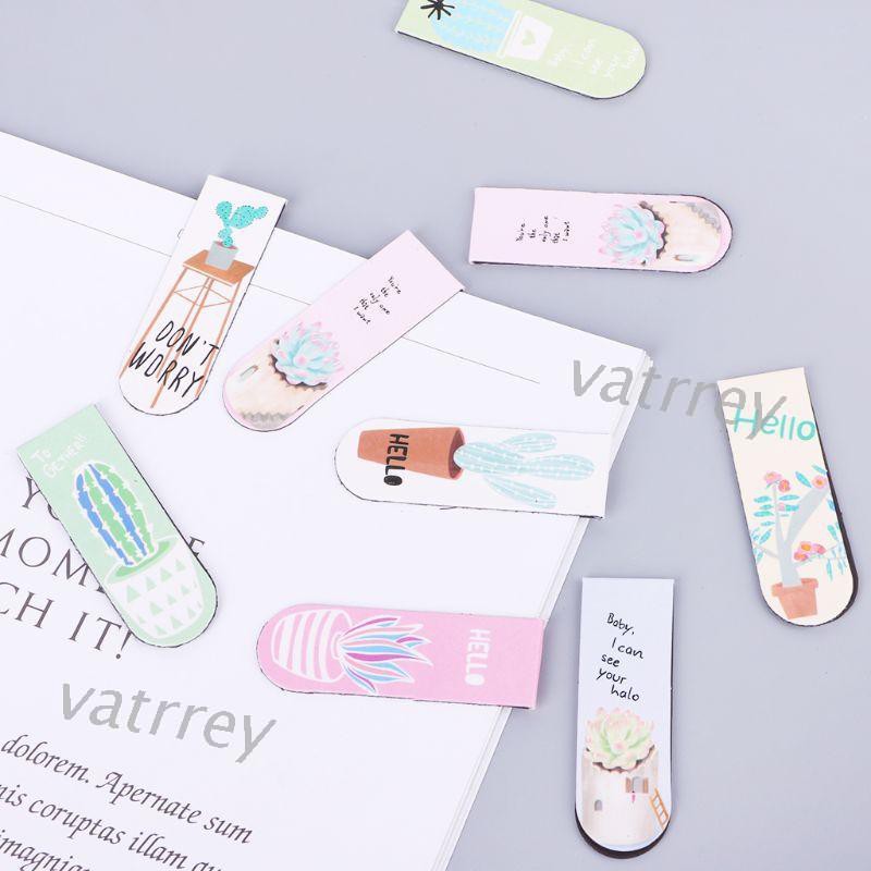 Set 6 Kẹp Sách Nam Châm Hình Cây Xương Rồng