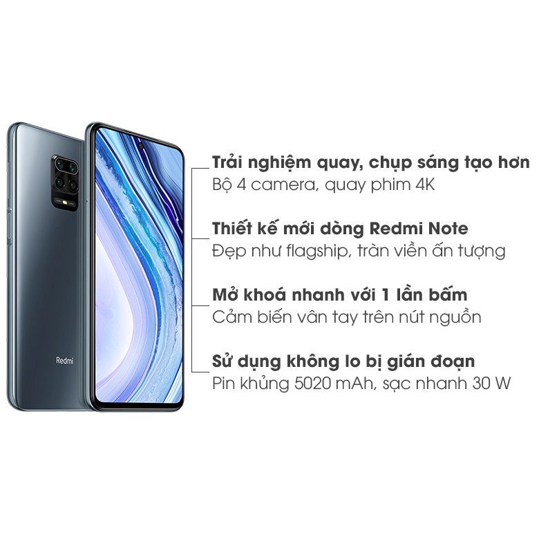 Điện thoại Xiaomi Redmi Note 9 Pro (6GB/64GB) - Chính Hãng Mới 100% Phân Phối DIGIWORLD | BigBuy360 - bigbuy360.vn