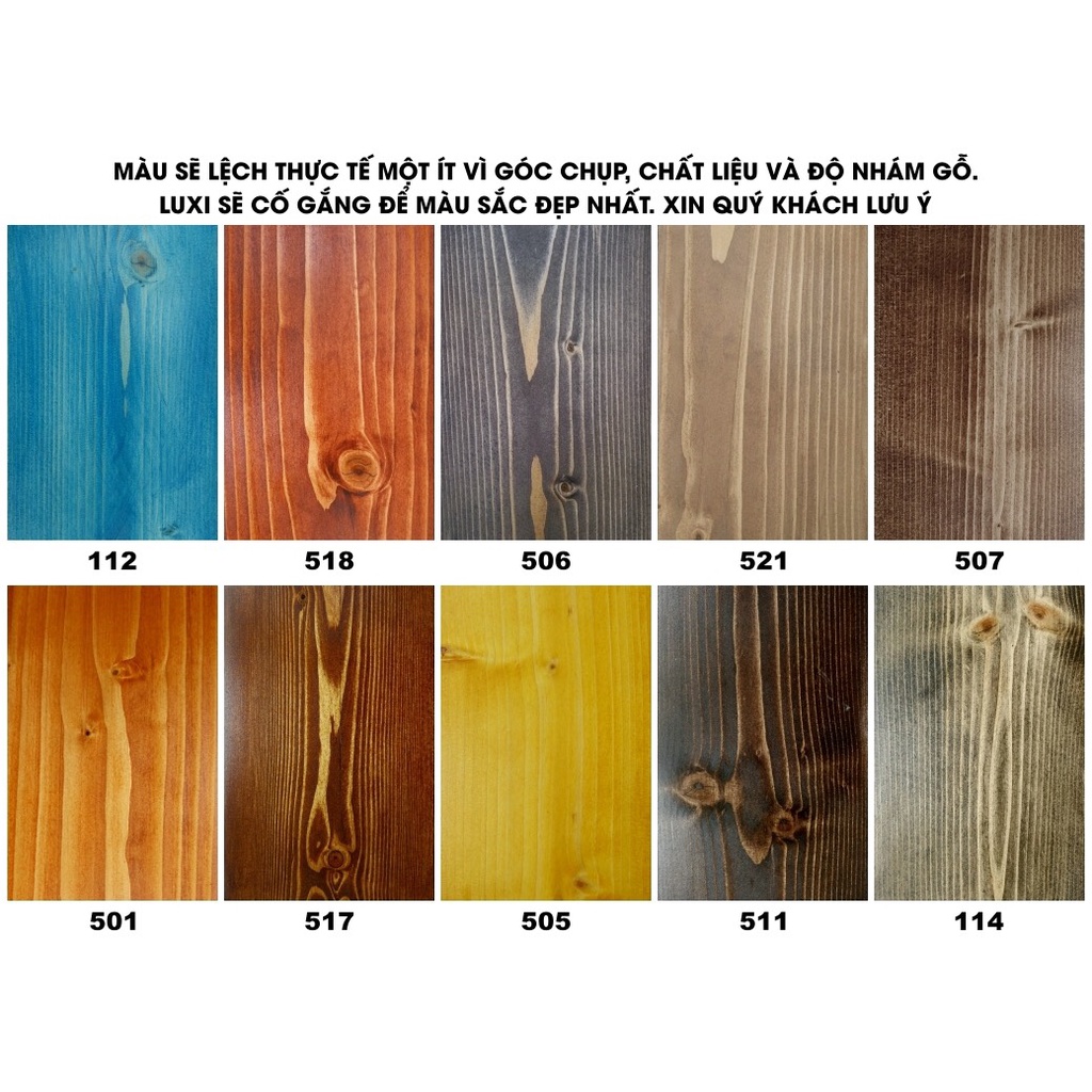 Standee mica viền gỗ vintage - Free thiết kế nội dung - LUXI DECOR