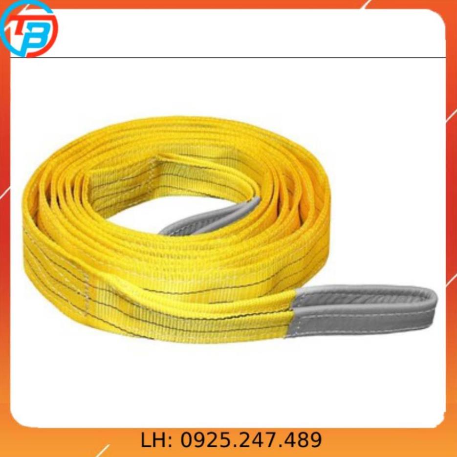 Dây cáp vải cẩu hàng 3 Tấn - bản 75mm - Hệ số 5:1 - 3 Mét CÁP THÉP Thái Bình VinàN