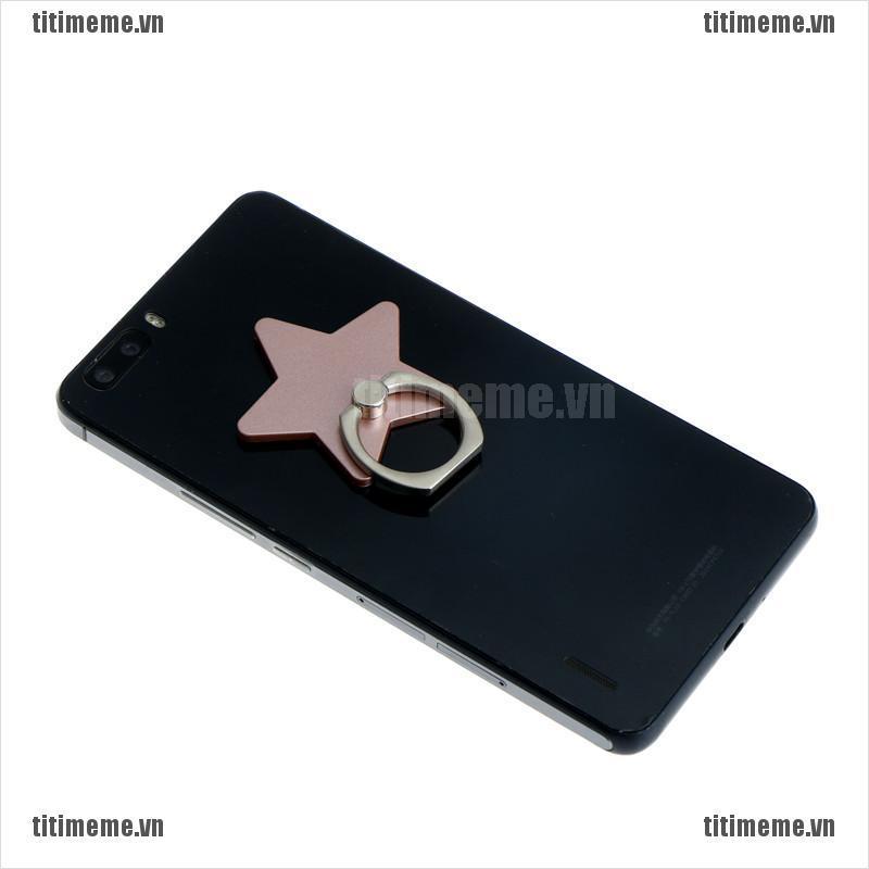 TITI five-pointed star shaped mobile phone ring bracket moblie phone holder