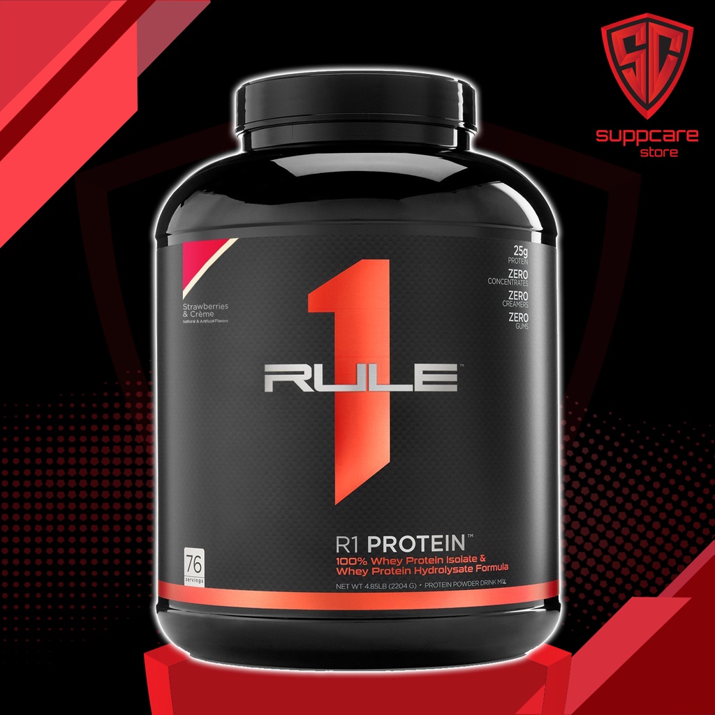 Rule 1 Protein | R1 Protein 5lbs Sữa Whey Tăng Cơ Giảm Mỡ 2.3kg - Hàng Cao Cấp - Suppcare