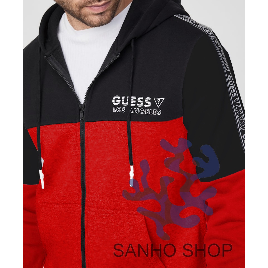 ÁO GU3SS AMP0 C0L0R-BL0CK