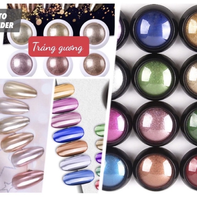 Tráng gương đẹp hàng loại 1 trang trí móng tay nail