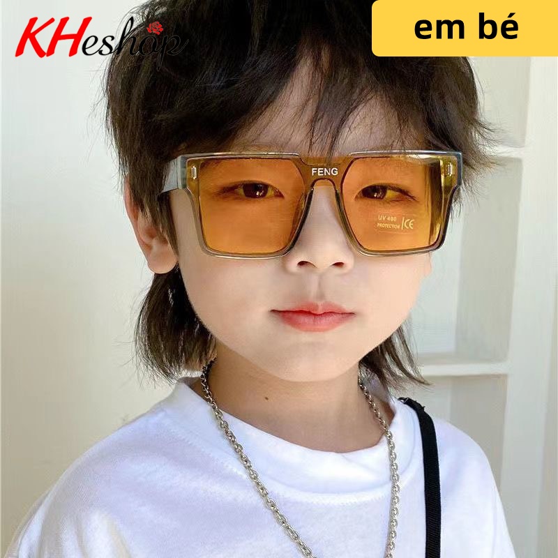 [Dành cho BÉ YÊU] Kính Thời Trang Trẻ Em tròng phẳng thiết kế tối giản, phong cách cool ngầu Model Nhí mã Y3801