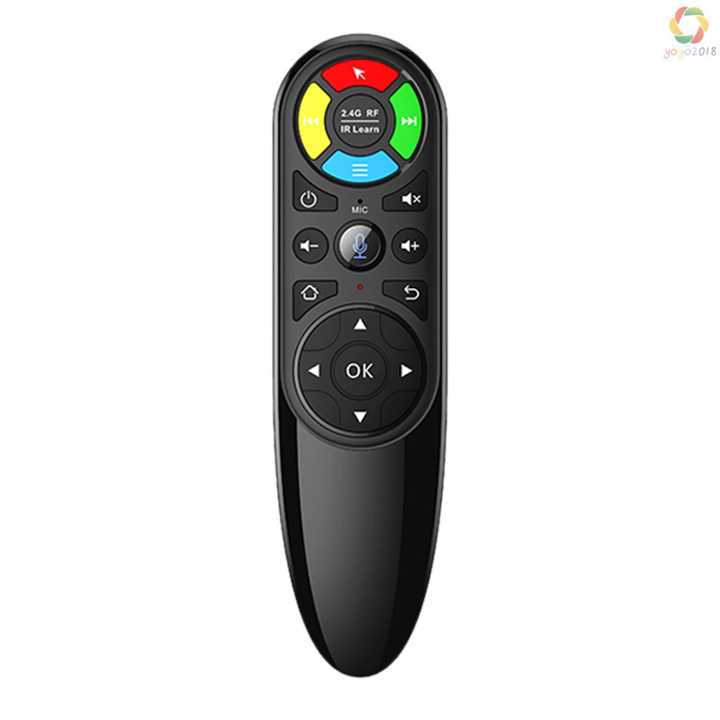 Chuột Không Dây Q6 RRO 2.4G Điều Khiển Bằng Giọng Nói IR Tương Thích Với Android TV Box HTPC Mini PC