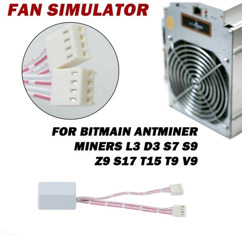 Quạt giả lập cho Bitmain Antminer Miners Mining L3 D3 S7 S9 Z9 S17 T15 T9 V9....