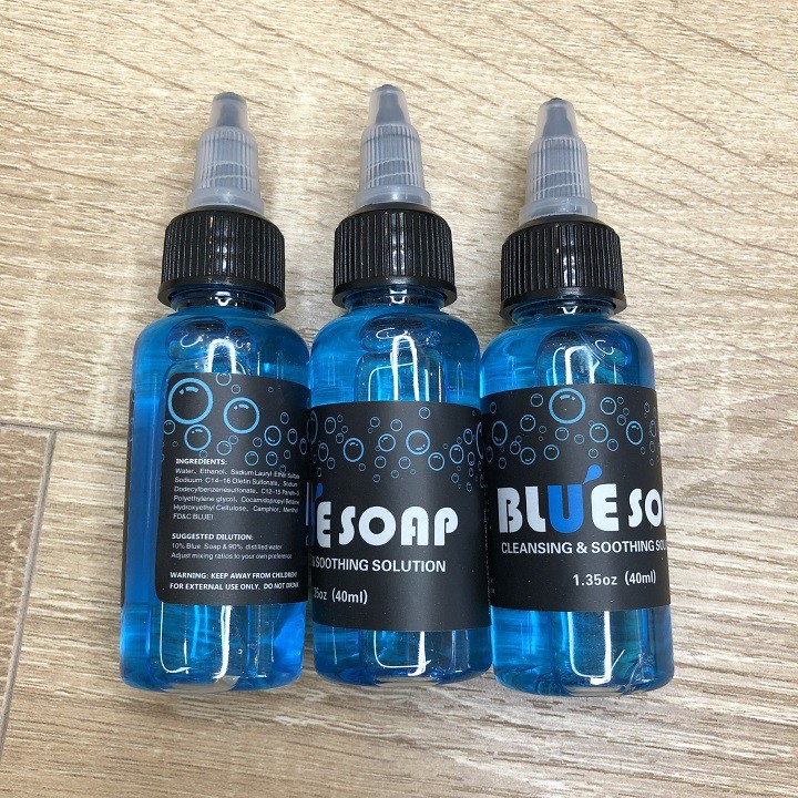 Bluesoap 30 ml nước rửa hình xăm siêu sạch siêu tiết kiệm