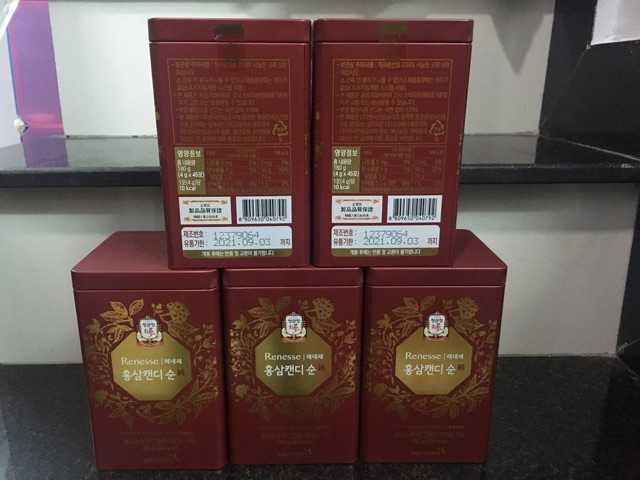 KẸO HỒNG SÂM KHÔNG ĐƯỜNG CAO CẤP 180g | BigBuy360 - bigbuy360.vn