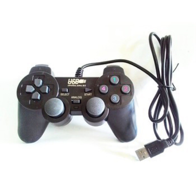 Tay Cầm Chơi Game Game Đơn Có Rung  Hỗ Trợ tương thích nhiều loại Windows Kết Nối Qua Cổng USB