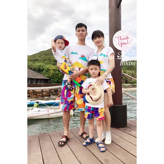 Ảnh feedback đồ gia đình đi biển đẹp