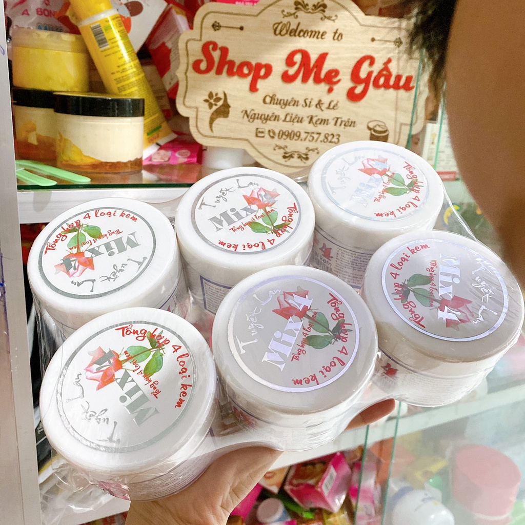 KEm trắng da mix4 tuyết lan 60g ( 1 hũ)