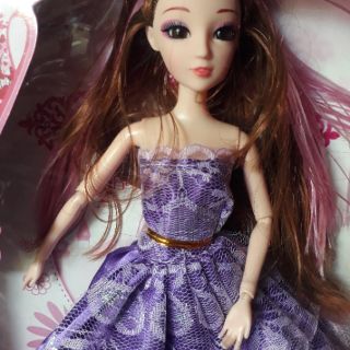 Búp bê khớp mắt  ngọc tóc dài