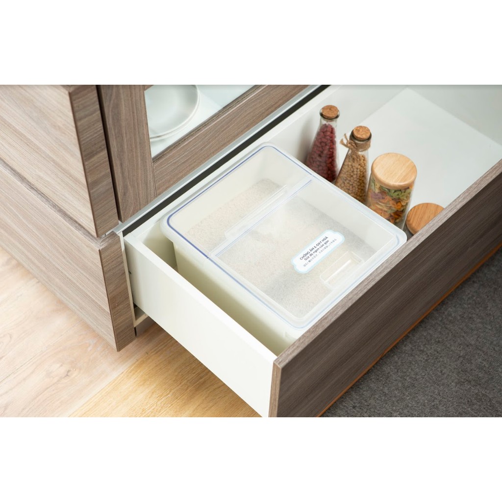 Thùng gạo Sendai 12kg chống ẩm và oxy hóa cao cấp chính hãng Inochi