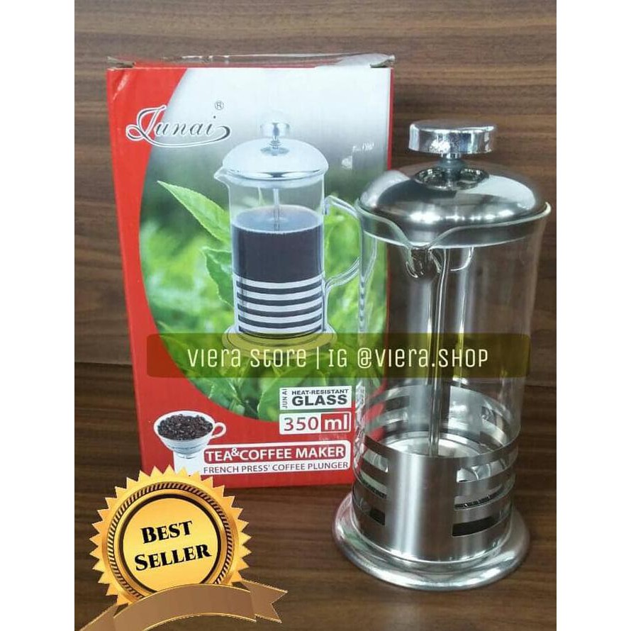 Máy Pha Cà Phê Bằng Thép Không Gỉ 350ml