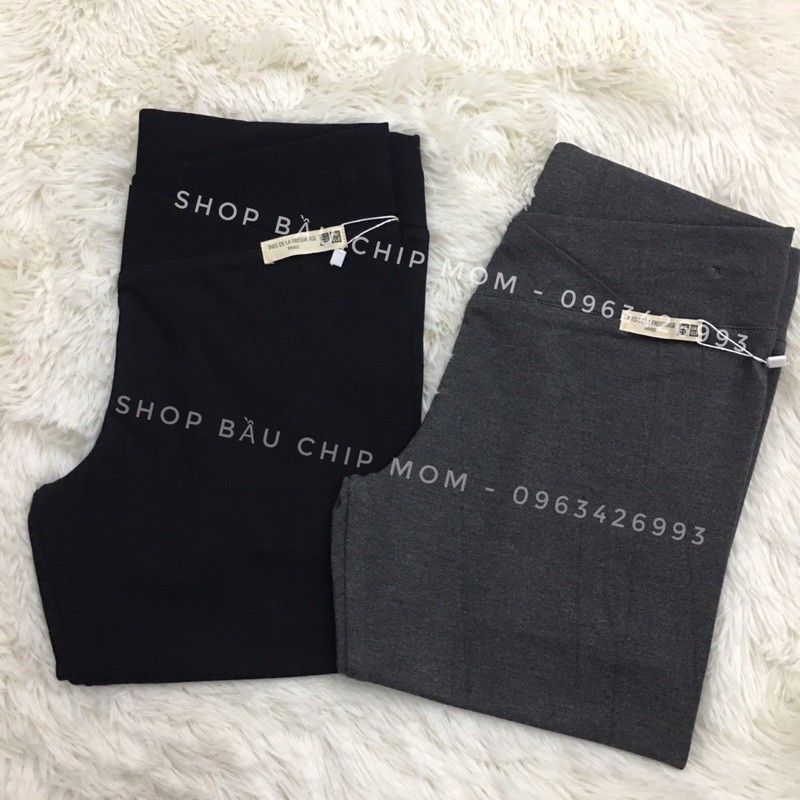 Quần Bầu Legging Cạp Chéo Hàng Chuẩn Đẹp, Có Chun Chỉnh - Giúp Mẹ Bầu Mặc Dễ Chịu & Thoải Mái Nhất