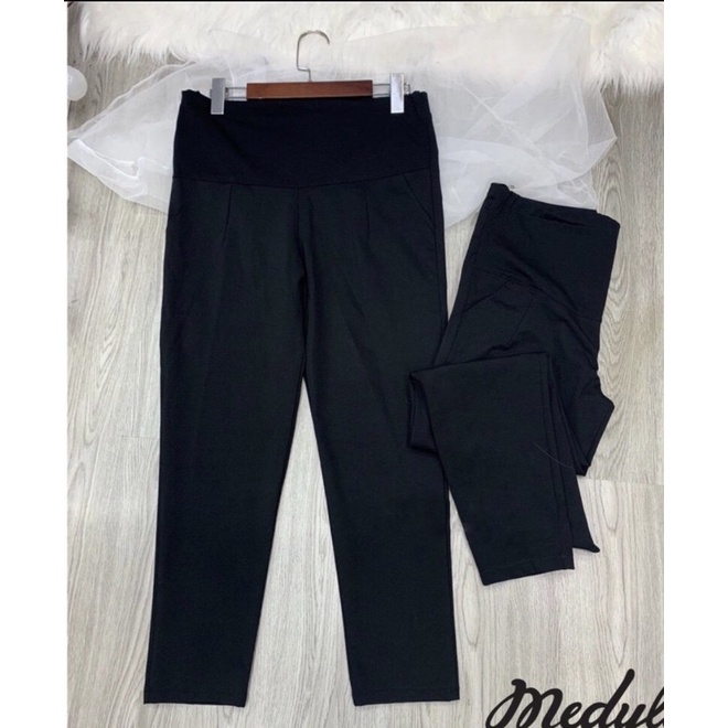 Quần bầu baggy công sở co dãn bốn chiều Medyla (ảnh thật)