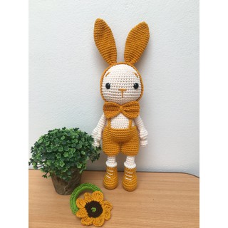Thỏ len móc tay nhồi bông Handmade ( 1 bé )