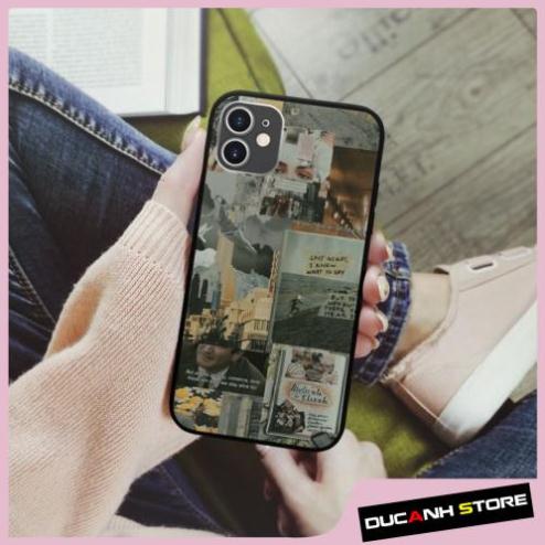 Ốp lưng iphone hình california  collage art pop art viền vuông  cho các dòng SAMSUNG PAP20210984