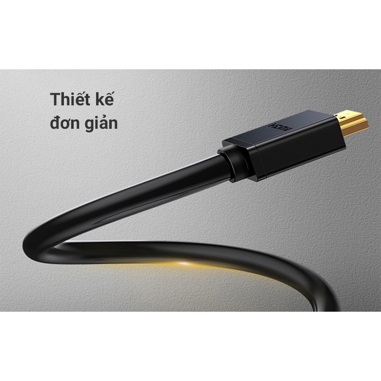Cáp HDMI Tròn Dẻo Chính Hãng Ugreen Chiều Dài 1.5M | Hỗ Trợ 4K*30Hz (HD104)